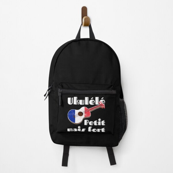 Item preview, Ukulélé est petit mais fort, Ukulele with the French flag designed and sold by DeliriousSteve.