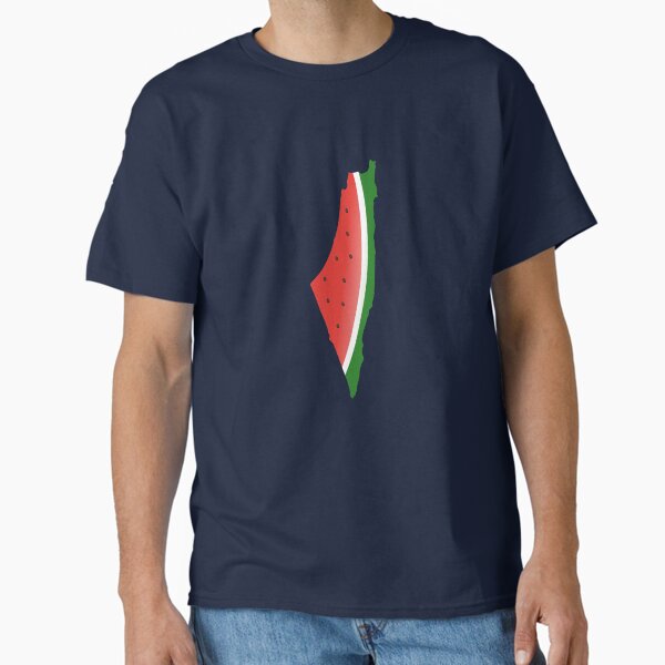 Vista previa del artículo con la obra «Sandía Palestina - Oscura», diseñado y vendido por DreamEngine.