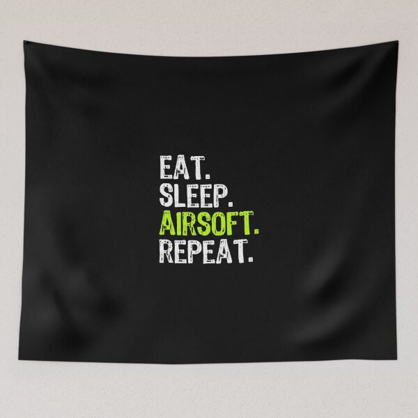 Item preview, Eat Sleep Airsoft Repeat Funny Air Soft Gift designed and sold by adwickcynd1.