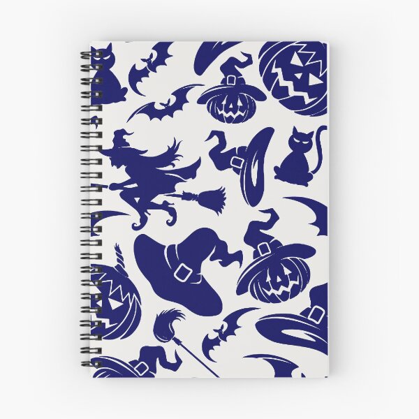 Item preview, Blue Halloween Icon Pattern designed and sold by WearWolfDesigns.