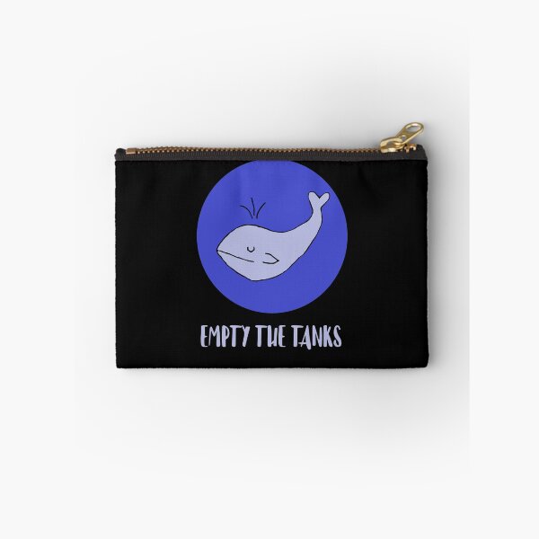 Item preview, Empty The Tanks Whale Cartoon designed and sold by RevolutionInPaint.