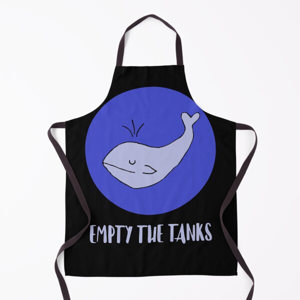 Item preview, Empty The Tanks Whale Cartoon designed and sold by RevolutionInPaint.