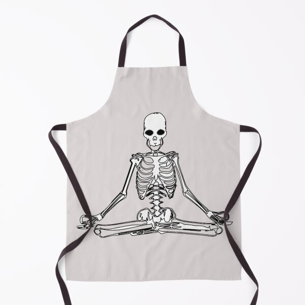 Item preview, Yoga Meditating Skeleton - White Skeleton designed and sold by EMRASDesigns.