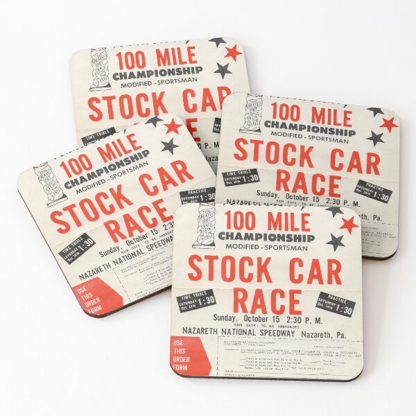 Item preview, Nazareth National Speedway Stock Car Championship Race Advertisement designed and sold by Daddyo's Hidden Back Patio.
