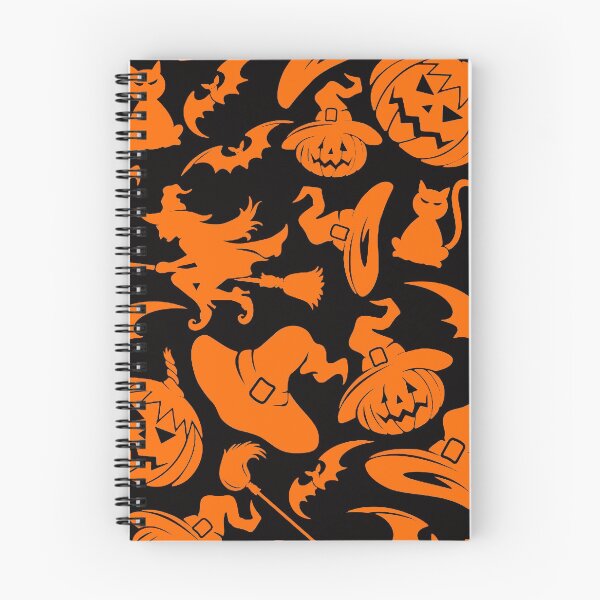 Item preview, Orange Halloween Icon Pattern designed and sold by WearWolfDesigns.