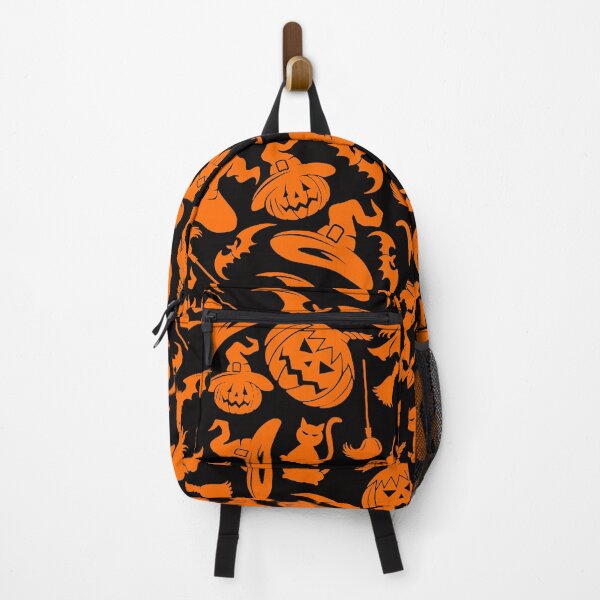 Artikelvorschau, Orangefarbenes Halloween-Symbolmuster entworfen und verkauft von WearWolfDesigns.