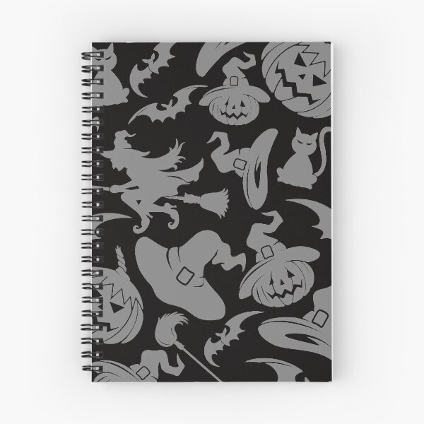 Item preview, Grey Halloween Icon Pattern designed and sold by WearWolfDesigns.