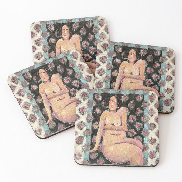 Item preview, An unknown beauty rests on an old vintage blanket and looks at you. A picture by Ursula Katrin Kranz. designed and sold by Ursula Katrin Kranz.