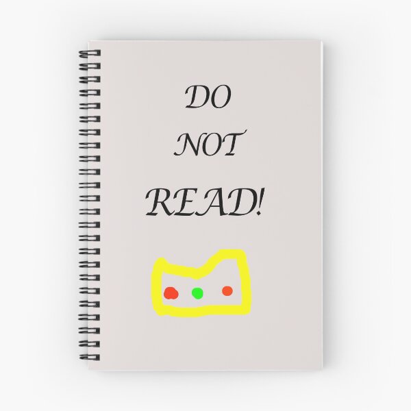 Item preview, Ranboo Do Not Read ,Ranboo’s Memory Book ,Dream SMP Notebook designed and sold by FirstBestMarket.