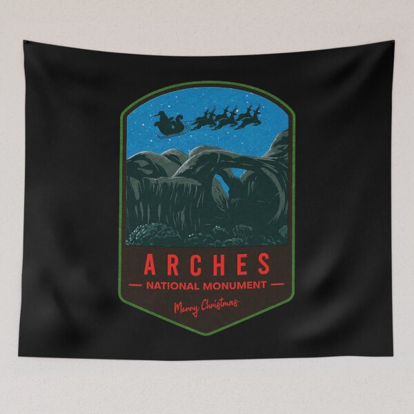 Item preview, Arches National Monument Merry Christmas designed and sold by JordanHolmes.