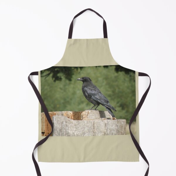 Item preview, Crow on a Tree Stump Photograph designed and sold by naturegallery.