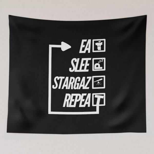 Item preview, Eat Sleep Stargaze Repeat designed and sold by TheUnknown93.