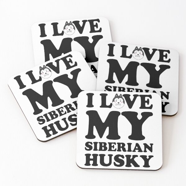 Item preview,    I Love My Husky , Husky Mom Sayings designed and sold by remonss.