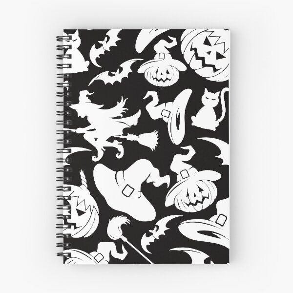 Item preview, White Halloween Icon Pattern designed and sold by WearWolfDesigns.