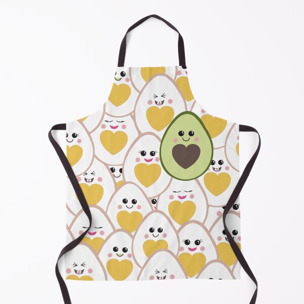 Item preview, Avocado crashing kawaii egg party designed and sold by QuirkyCraftz.