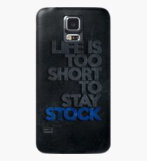 La vie est trop courte pour rester en stock (3) Coque et skin Samsung Galaxy