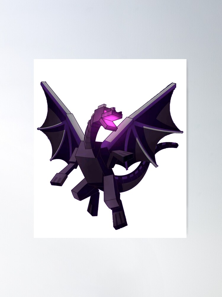 Minecraft Baby Ender Dragon Art Board Print for Sale by Wrenflight