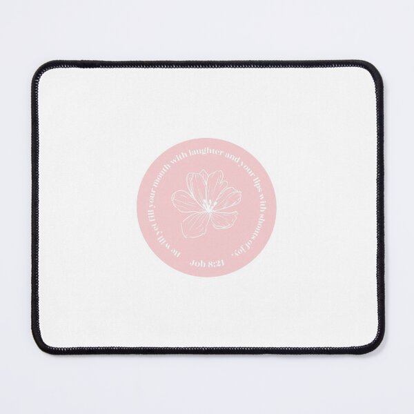 Item preview, Job 8:21 Bible Verse Print designed and sold by The-Flower-Shop.