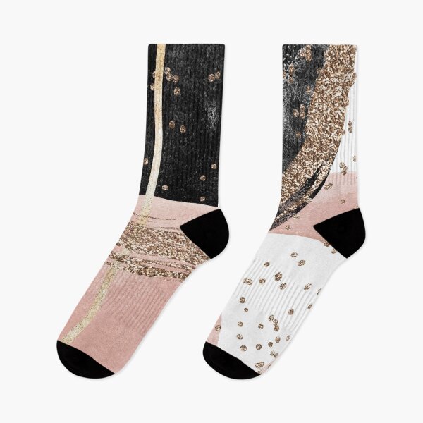 Item preview, Black Gold and Pink Abstract  designed and sold by Michelle Moss.