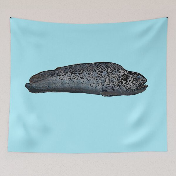Item preview,  Atlantic Wolffish Black Alternate Design  designed and sold by designsasstultd.