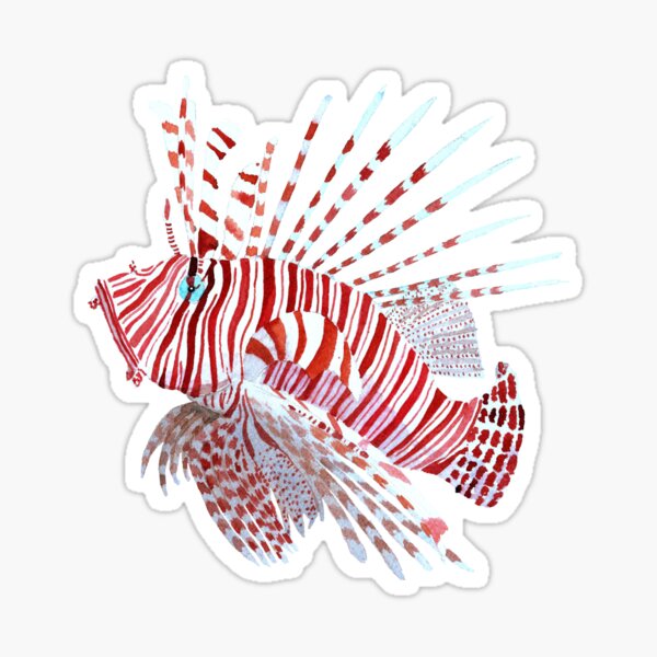 Item preview, Tropical lionfish designed and sold by Andrea England.