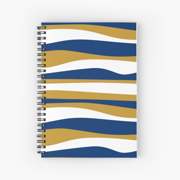 Item preview, Wavy stripes navy-mustard-white designed and sold by kobyakov.