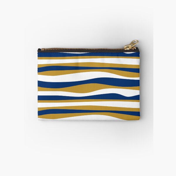 Item preview, Wavy stripes navy-mustard-white designed and sold by kobyakov.