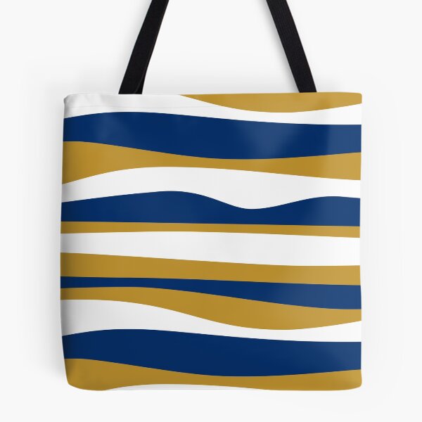 Item preview, Wavy stripes navy-mustard-white designed and sold by kobyakov.