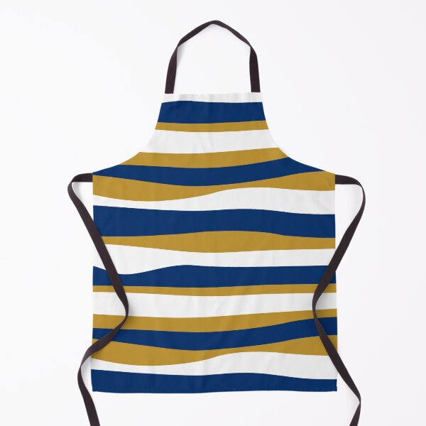 Item preview, Wavy stripes navy-mustard-white designed and sold by kobyakov.
