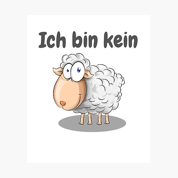 Artikelvorschau, Ich bin kein Schaf selber und denke nicht dem Mainstream nach. entworfen und verkauft von Aedrikan.