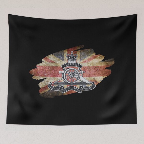Item preview, Royal Artillery logo with Union jack designed and sold by PinnockDesigns.