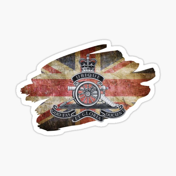 Item preview, Royal Artillery logo with Union jack designed and sold by PinnockDesigns.