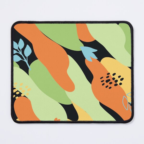 Item preview, Tangerine, Green And Yellow Abstract Modern Shapes Pattern designed and sold by DEC02.