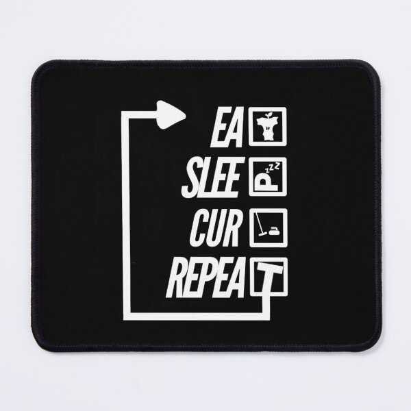 Item preview, Eat Sleep Curl Repeat designed and sold by TheUnknown93.