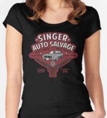 Singer Auto Salvage Women's Fitted Scoop T-Shirt