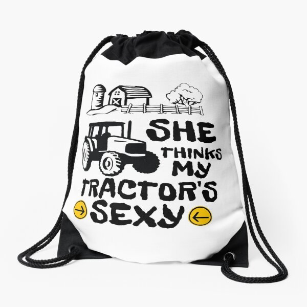 Item preview, She Thinks My Tractor's Sexy Funny Farmer Sayings B designed and sold by siyaforshort.
