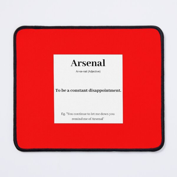 Item preview, Arsenal Football Definition - Funny Gift For Football Lovers Sticker designed and sold by ijdesigns.