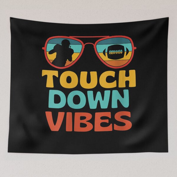 Item preview, Womens Football Touchdown Vibes Retro American Football V-Neck  designed and sold by AdonisShop.