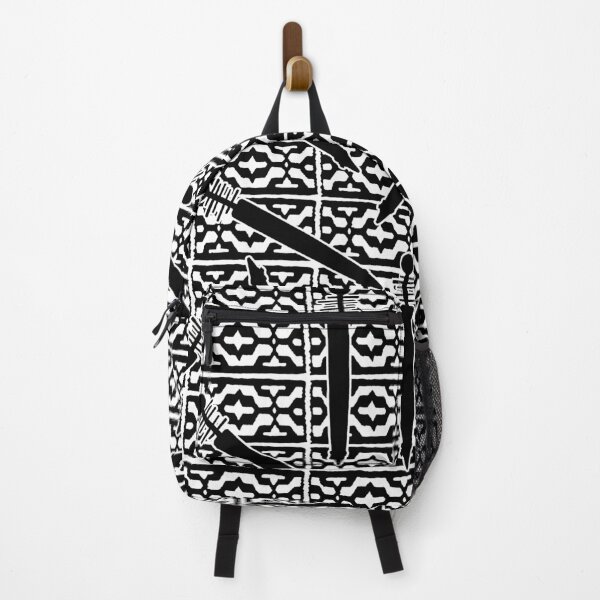 Item preview, Repeated Ainu Pattern with Scattered Tonkari Silhouettes designed and sold by BReinbold.