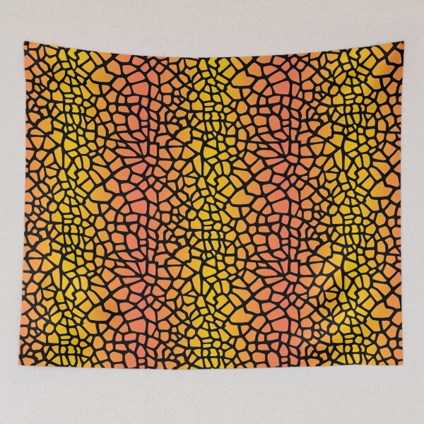 Item preview, Giraffe Print Repeat Pattern - Warm Gradient designed and sold by kernowerno.