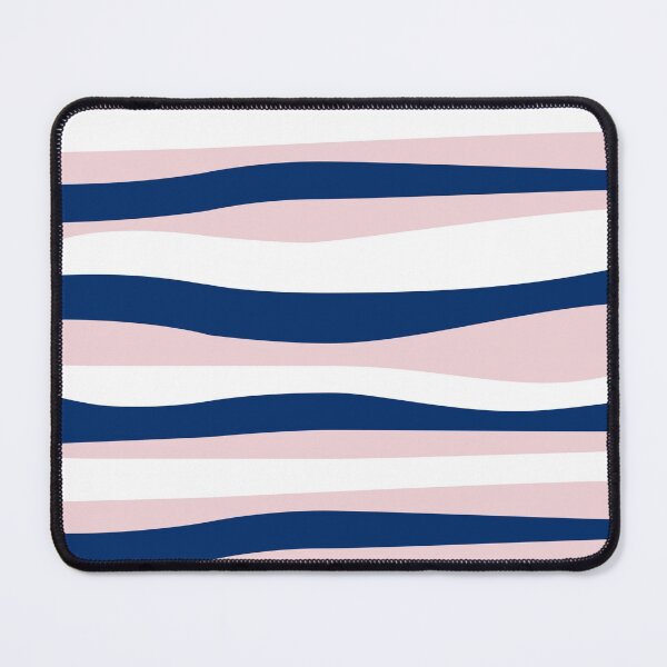 Item preview, Wavy stripes navy-white-light pink designed and sold by kobyakov.