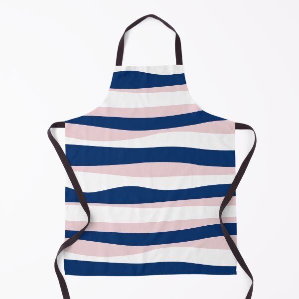 Item preview, Wavy stripes navy-white-light pink designed and sold by kobyakov.