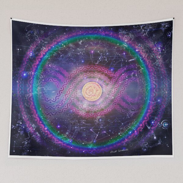 Item preview, BLANKET - Strawberry Moon Cosmic Leylines designed and sold by Brett Warniers.