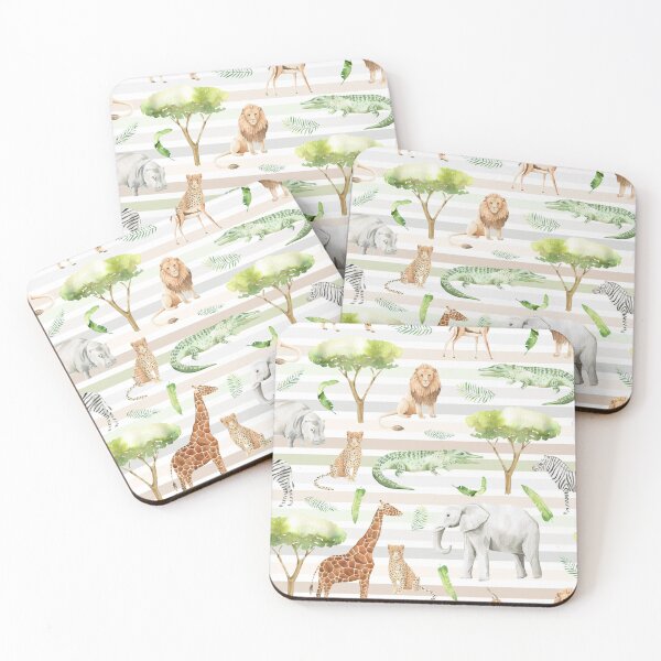 Item preview, Jungle Safari Animals designed and sold by KrisInStitches.