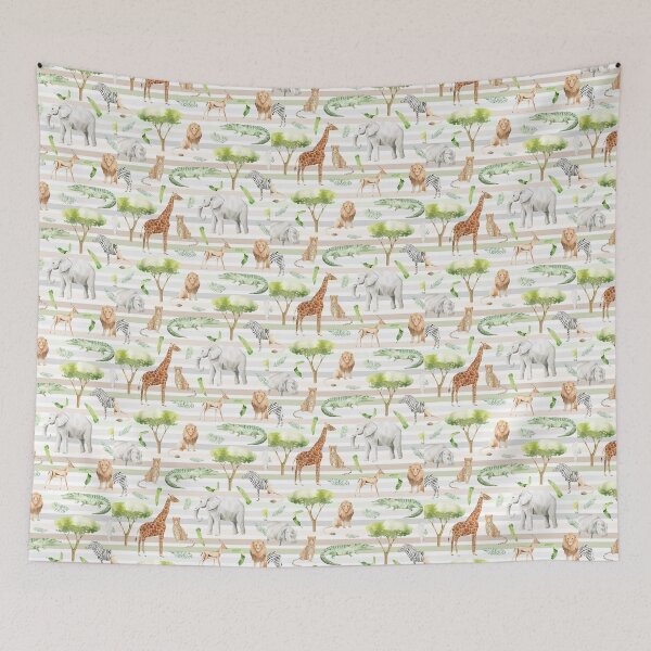 Item preview, Jungle Safari Animals designed and sold by KrisInStitches.