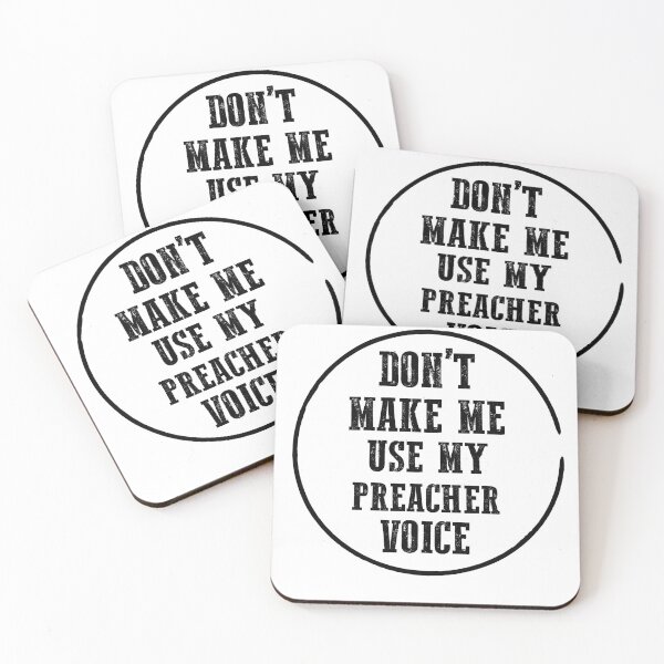 Item preview, Copy of Don't Make Me Use My Preacher Voice, Funny T-Shirt Essentiel T-Shirt designed and sold by Uzero-Shop.