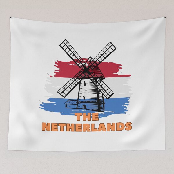 Item preview, The Netherlands - Dutch Windmill designed and sold by RinaGArt.