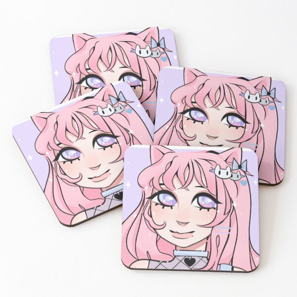 Item preview, Pastel Pink Cat Girl   designed and sold by Cloudlilies.