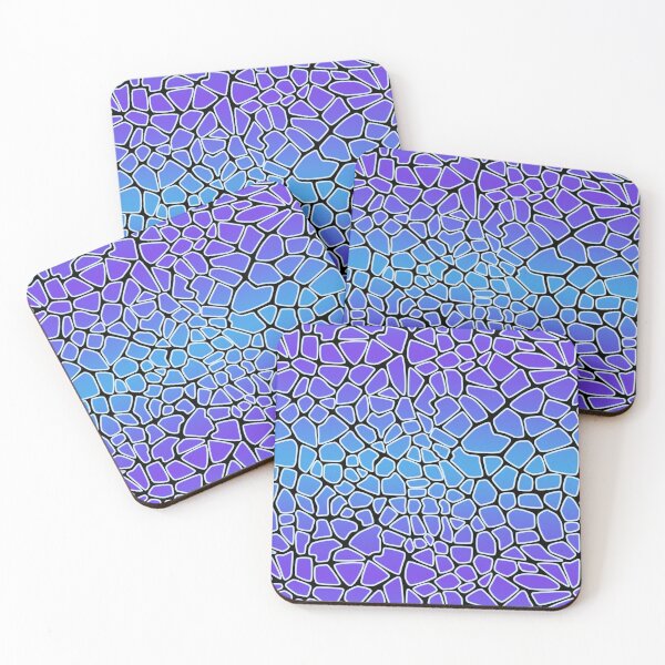 Item preview, Giraffe Print Repeat Pattern - Cool Gradient designed and sold by kernowerno.