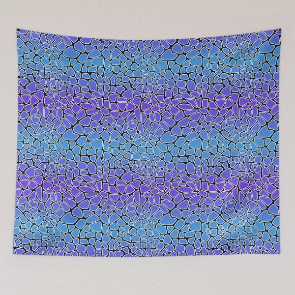 Item preview, Giraffe Print Repeat Pattern - Cool Gradient designed and sold by kernowerno.